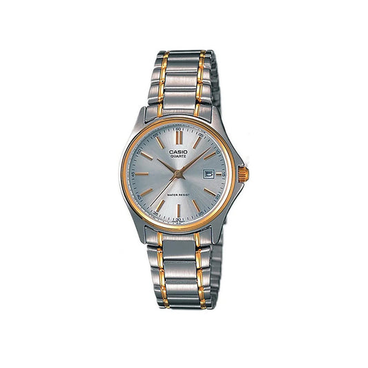 Casio Vintage LTP-1183G-7A Silver/Gold Plated Watch for Women