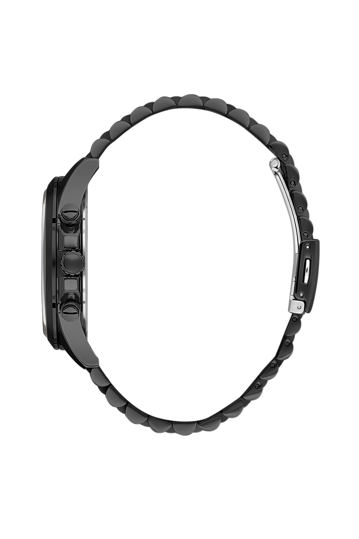 BIGOTTI BG.1.10468-5 BLACK STEEL BAND BLACK DIAL FOR MEN