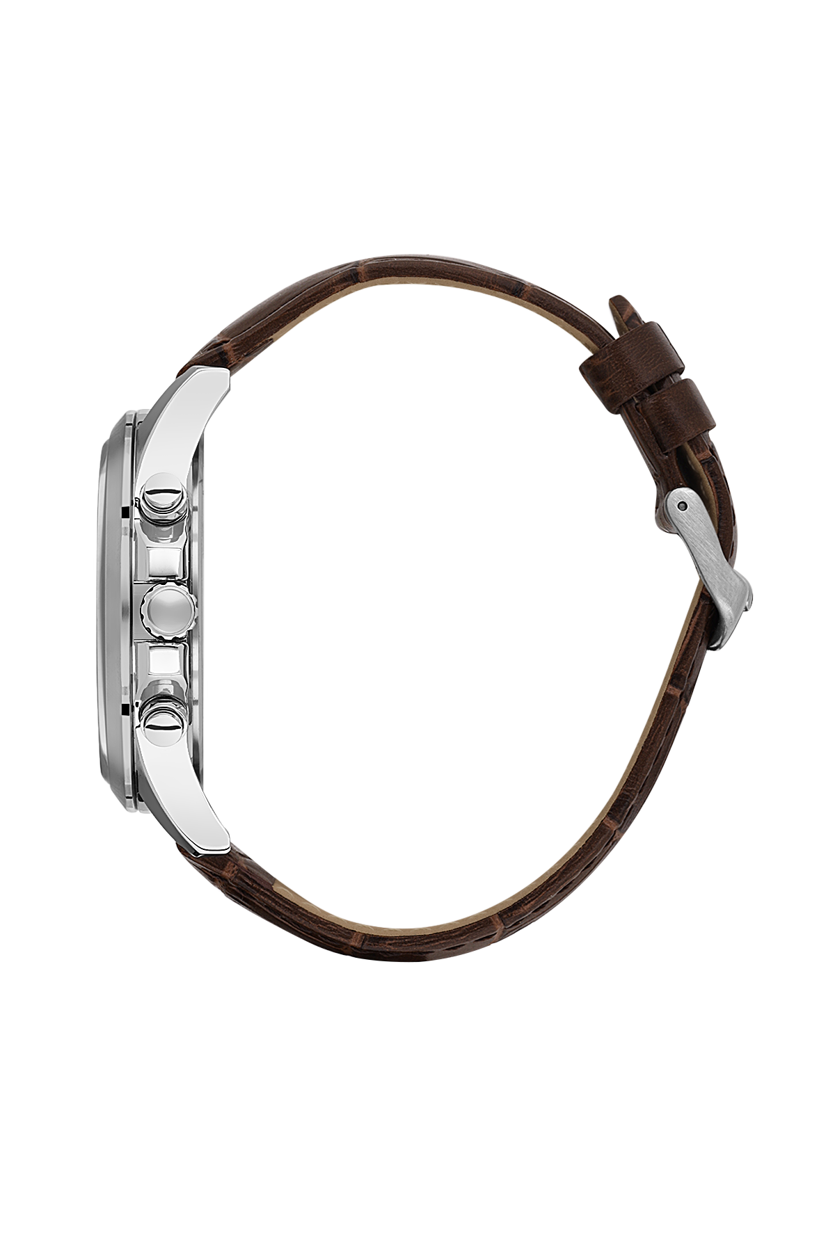 BIGOTTI BG.1.10491-3 BROWN LEATHER BAND NAVY BLUE DIAL FOR MEN