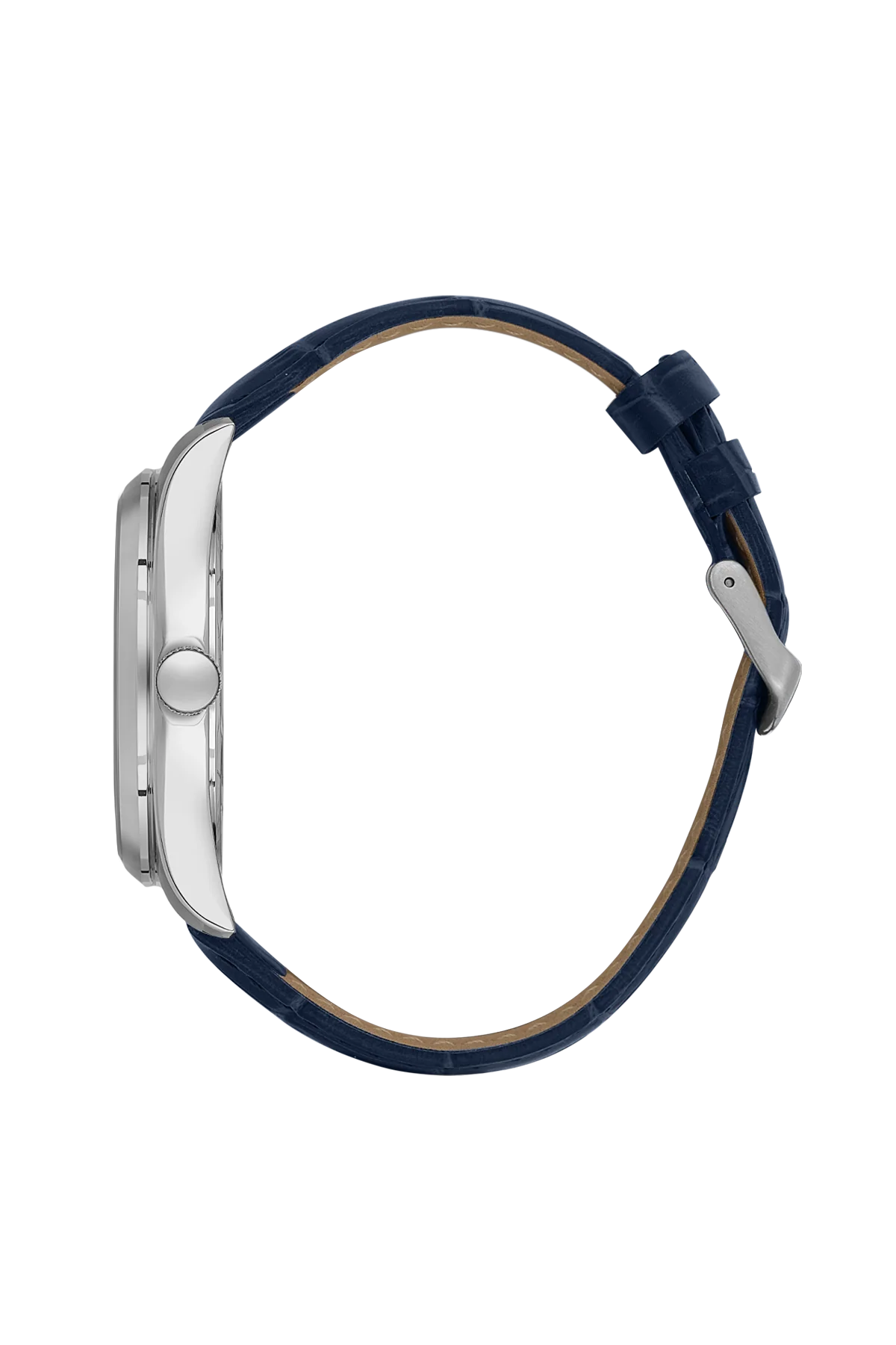 BIGOTTI BG.1.10623-3 NAVY BLUE LEATHER BAND NAVY BLUE DIAL FOR MEN
