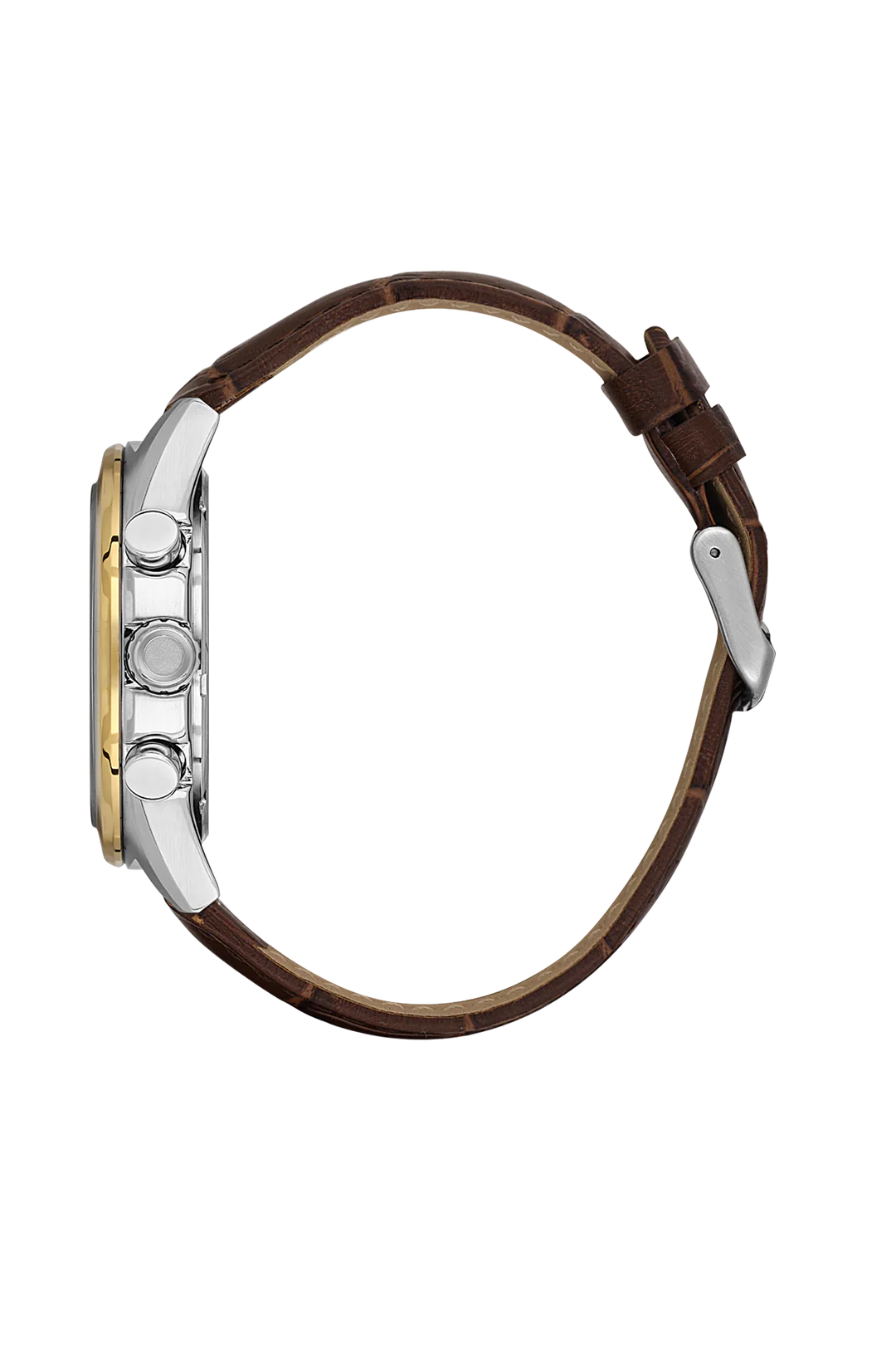 BIGOTTI BG.1.10630-5 BROWN LEATHER BAND GREEN DIAL FOR MEN