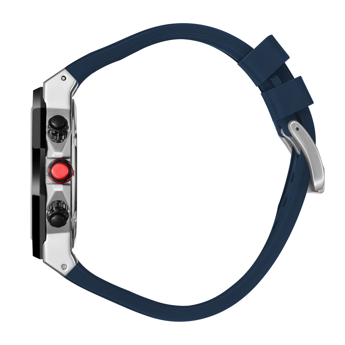 POLO BP3784X.399 NAVY BLUE RUBBER BAND NAVY BLUE DIAL FOR MEN