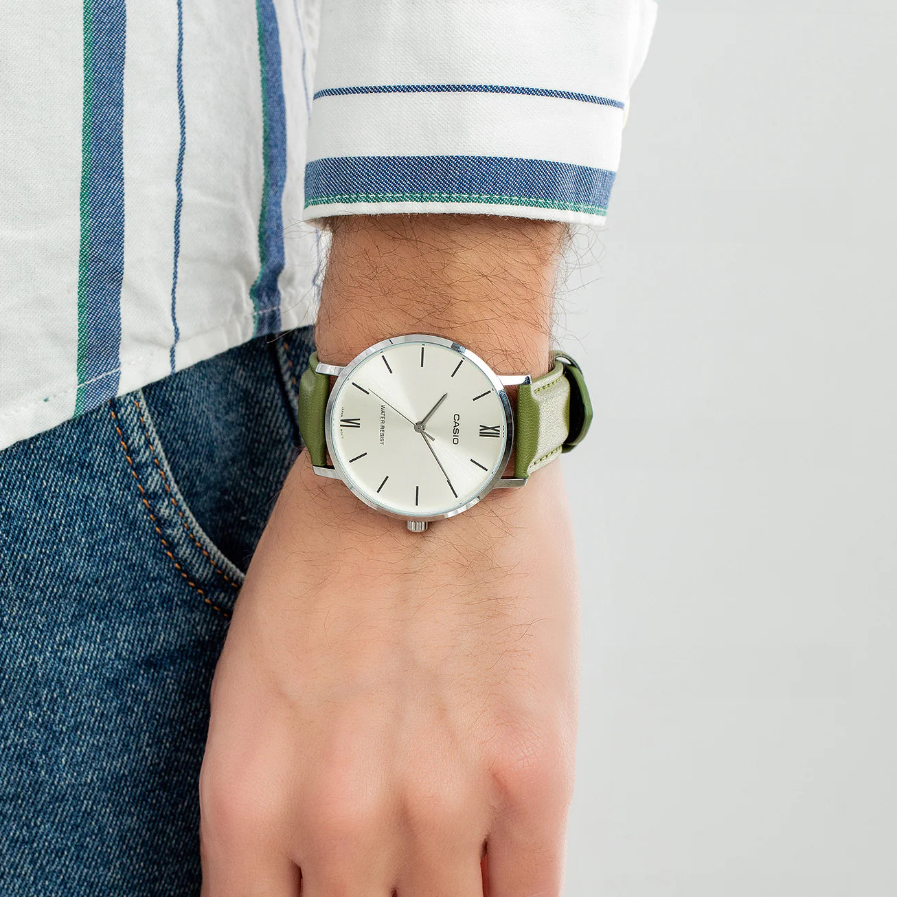 CASIO MTP-VT01L-3B MEN WATCH