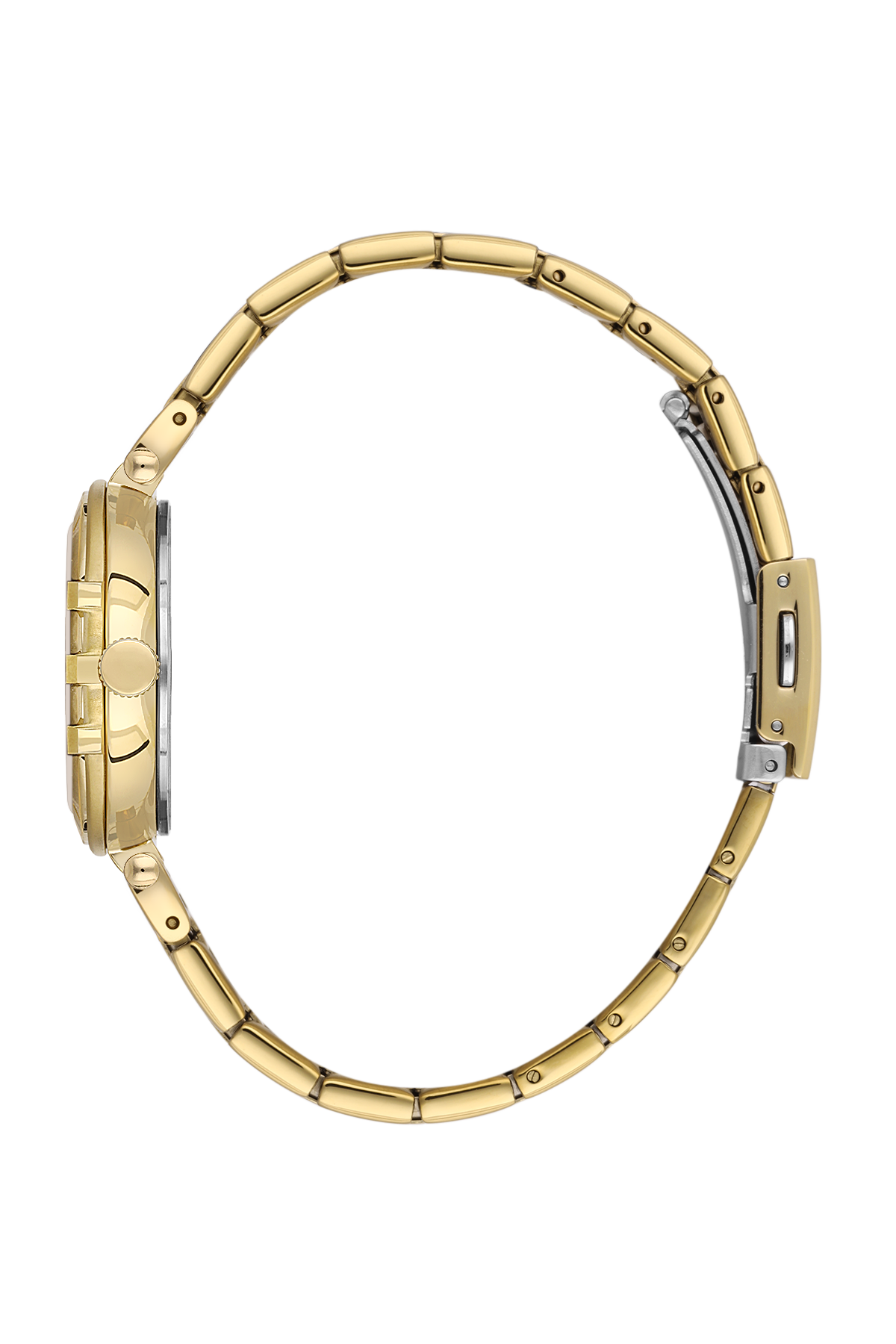 DANIEL KLEIN DK.1.13609-3 GOLDEN STEEL BAND SILVER DIAL FOR WOMEN