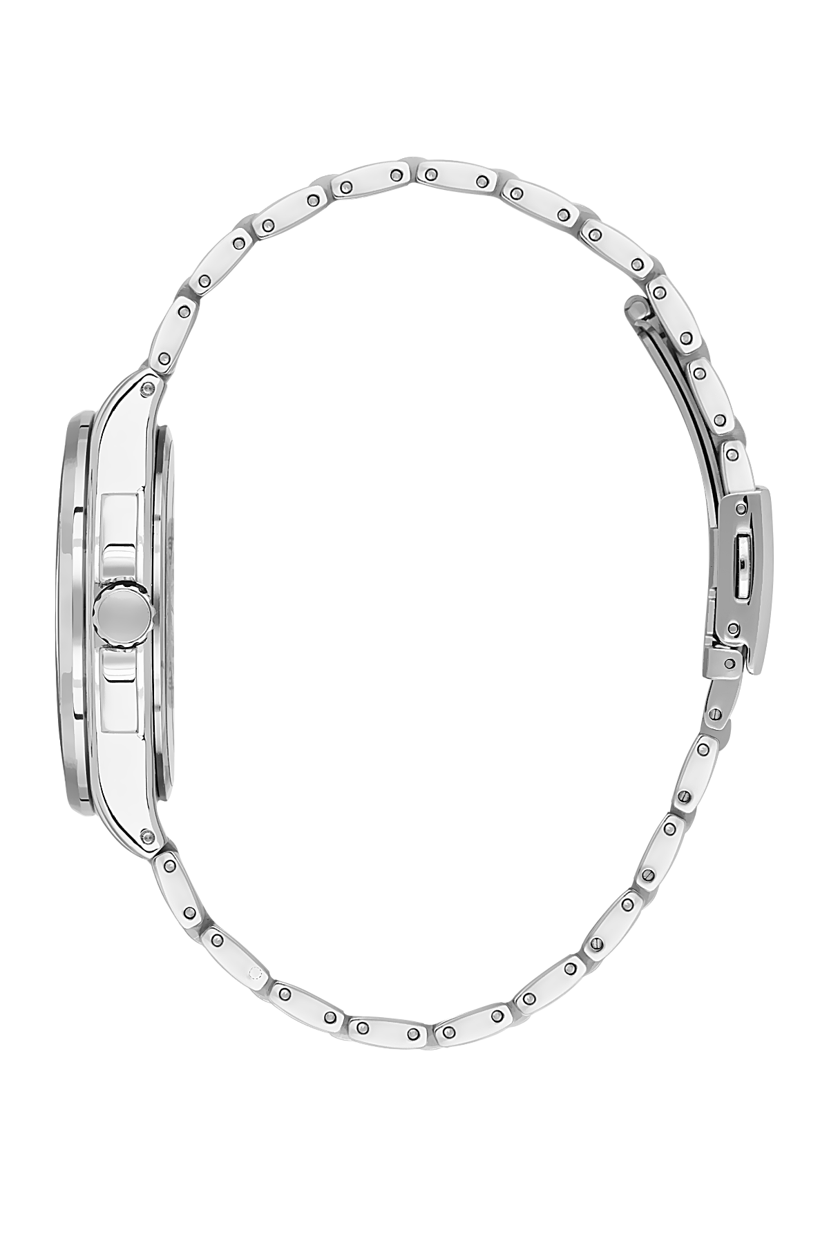 DANIEL KLEIN DK.1.13739-2 SILVER STEEL BAND BLACK DIAL FOR MEN