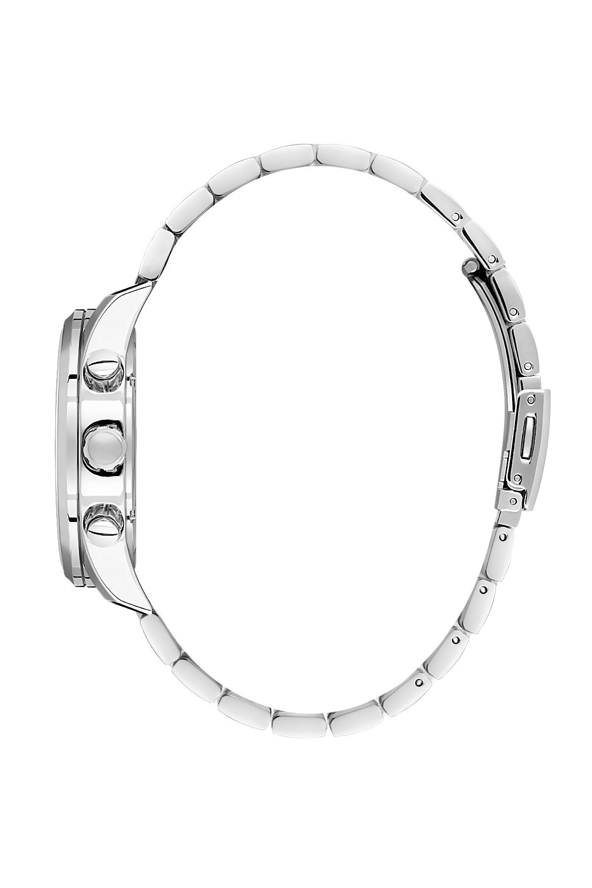 DANIEL KLEIN DK.1.13740-2 SILVER STEEL BAND BLACK DIAL FOR MEN