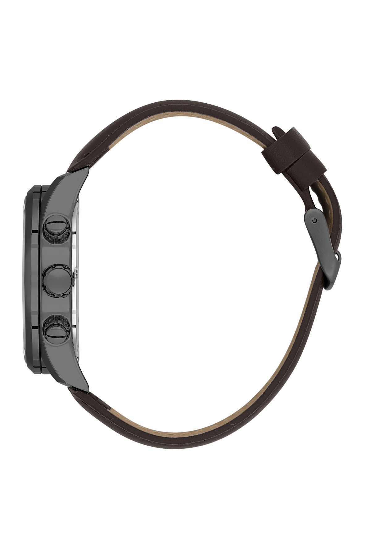 DANIEL KLEIN DK.1.13741-4 BROWN LEATHER BAND GREY DIAL FOR MEN