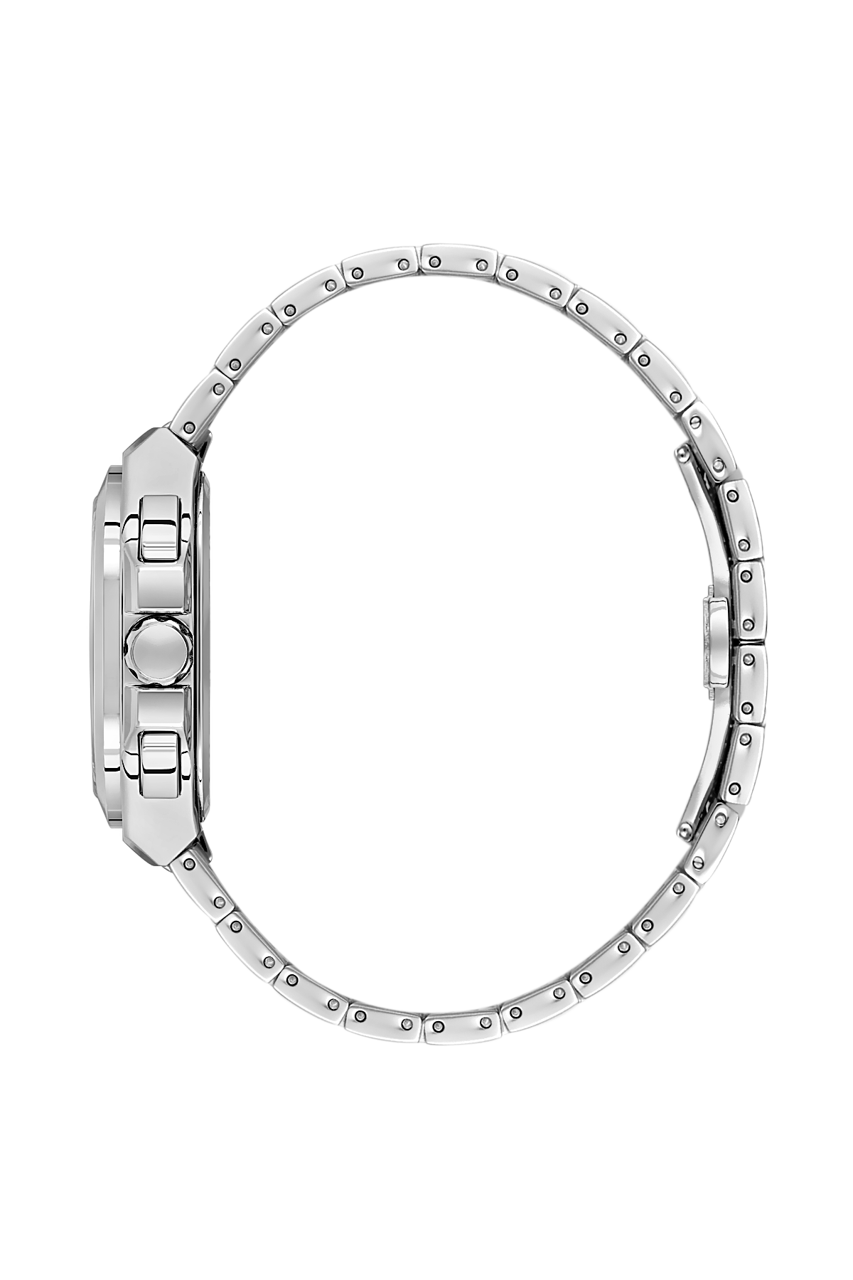 DANIEL KLEIN DK.1.13903-2 SILVER STEEL BAND BLACK DIAL FOR MEN