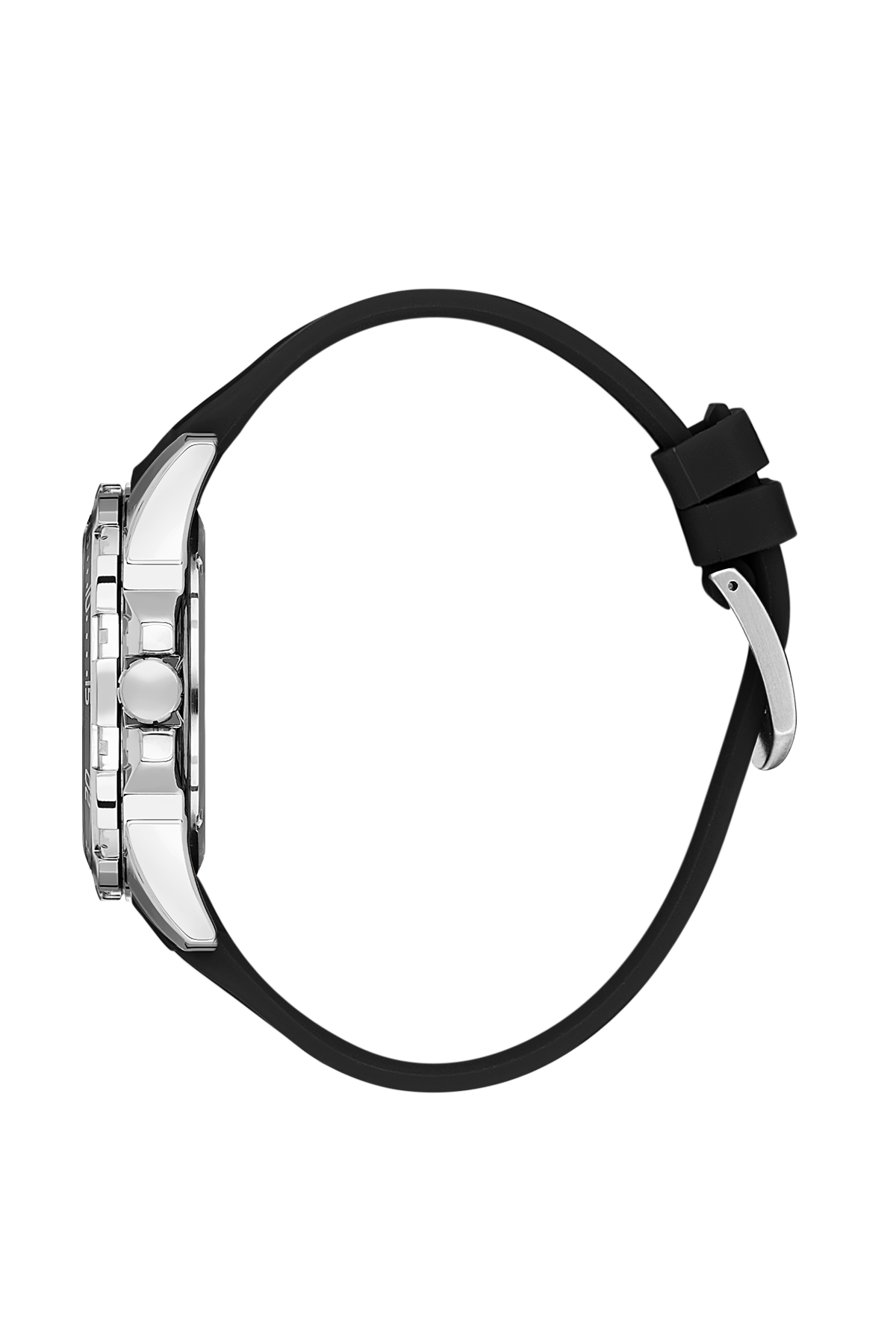 DANIEL KLEIN DK.1.13911-1 BLACK RUBBER BAND BLACK DIAL FOR MEN