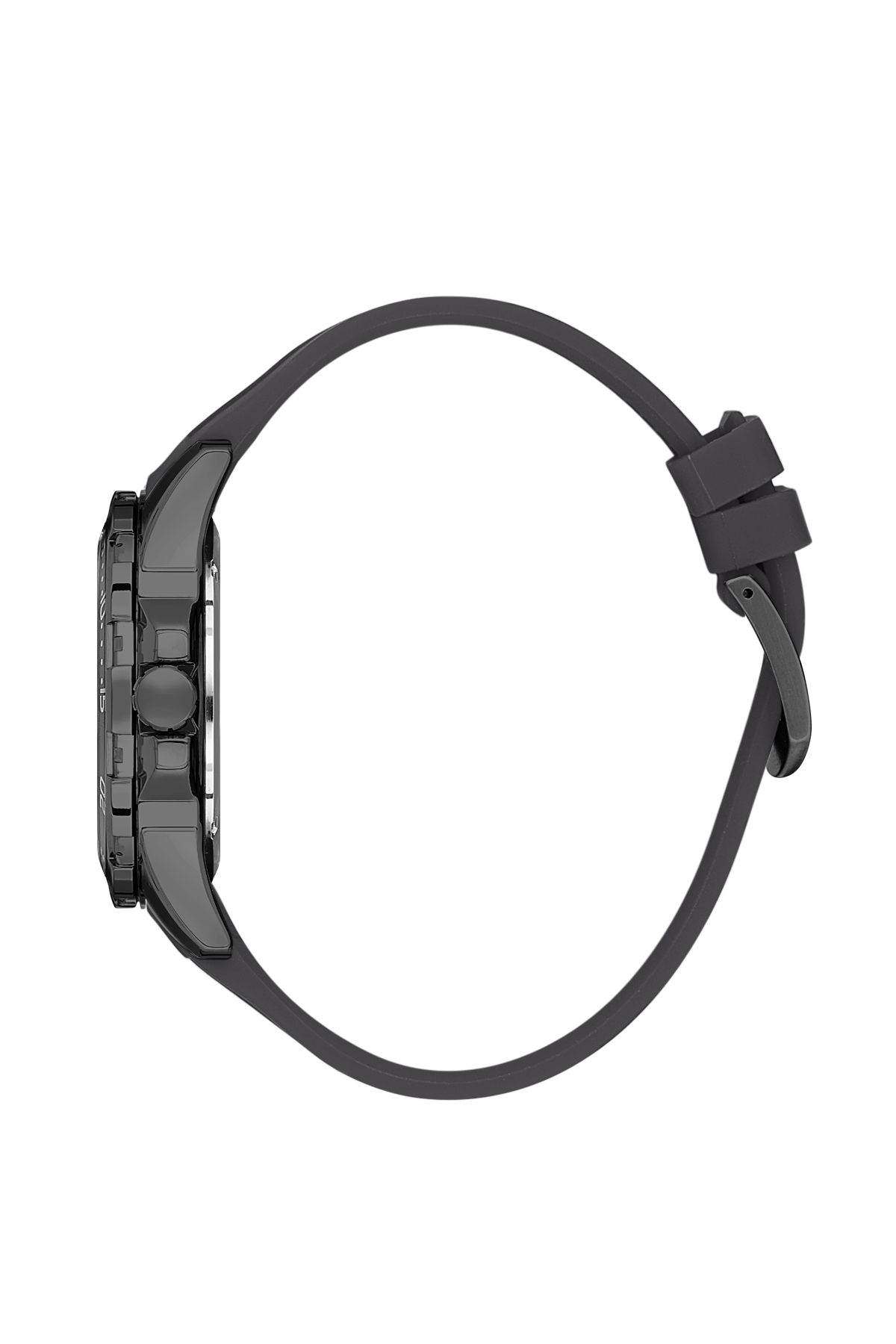 DANIEL KLEIN DK.1.13911-5 BLACK RUBBER BAND BLACK DIAL FOR MEN