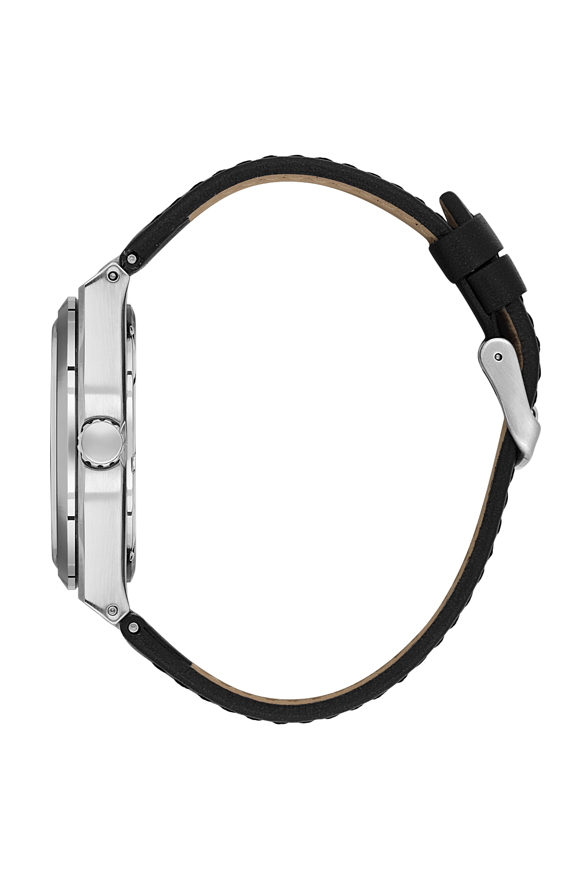 DANIEL KLEIN DK.1.14059-1 BLACK LEATHER BAND BLACK DIAL FOR MEN