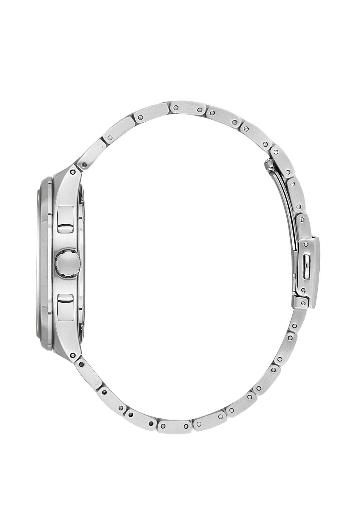 DANIEL KLEIN DK.1.14069-2 SILVER STEEL BAND BLACK DIAL FOR MEN