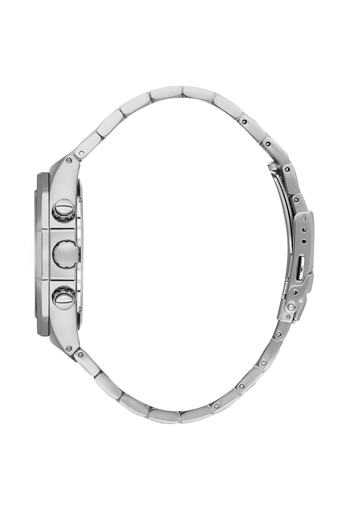 DANIEL KLEIN DK.1.14074-1 SILVER STEEL BAND BLACK DIAL FOR MEN