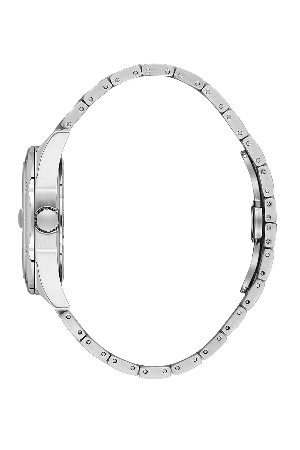 DANIEL KLEIN DK.1.14076-1 SILVER STEEL BAND BLACK DIAL FOR MEN