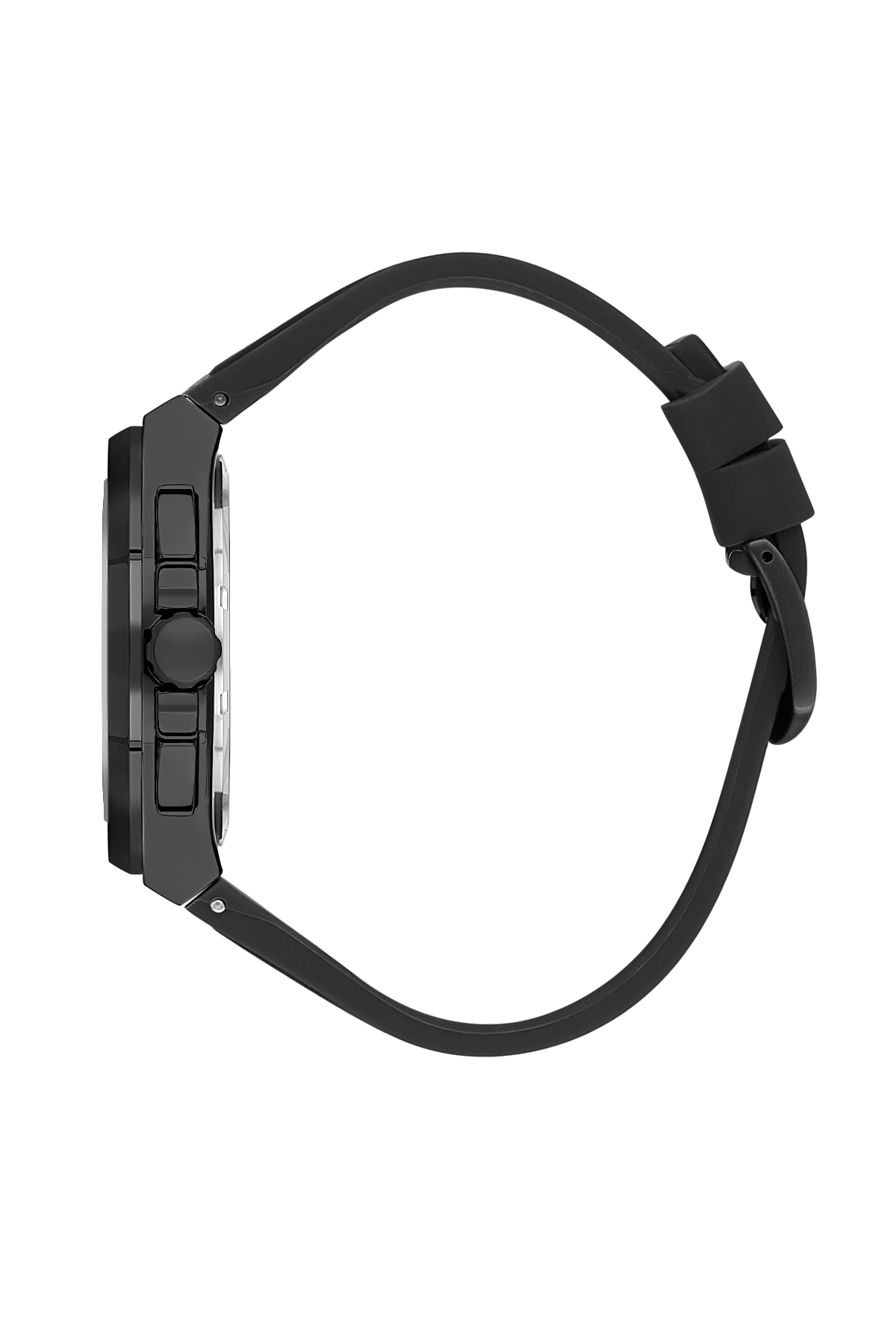 DANIEL KLEIN DK.1.14092-1 BLACK RUBBER BAND BLACK DIAL FOR MEN