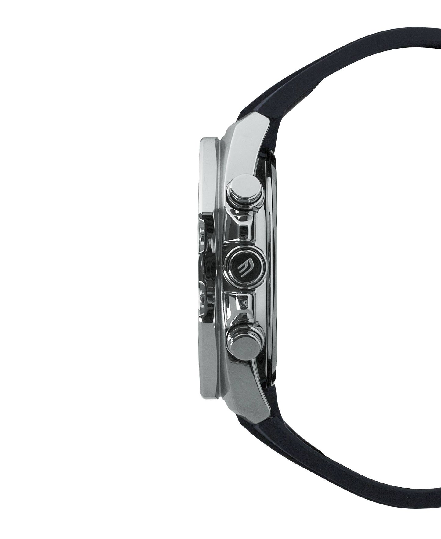 CASIO EDIFICE ECB-10P-1A BLACK RUBBER BAND BLACK DIAL FOR MEN