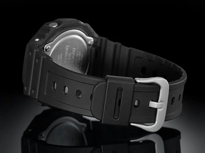 G-SHOCK GA-2100-1A1 BLACK RUBBER BAND BLACK DIAL FOR MEN