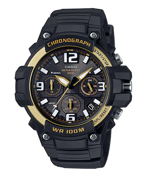 Casio Youth Analog Black Dial Watch -MCW-100H-9A2VDF , Men