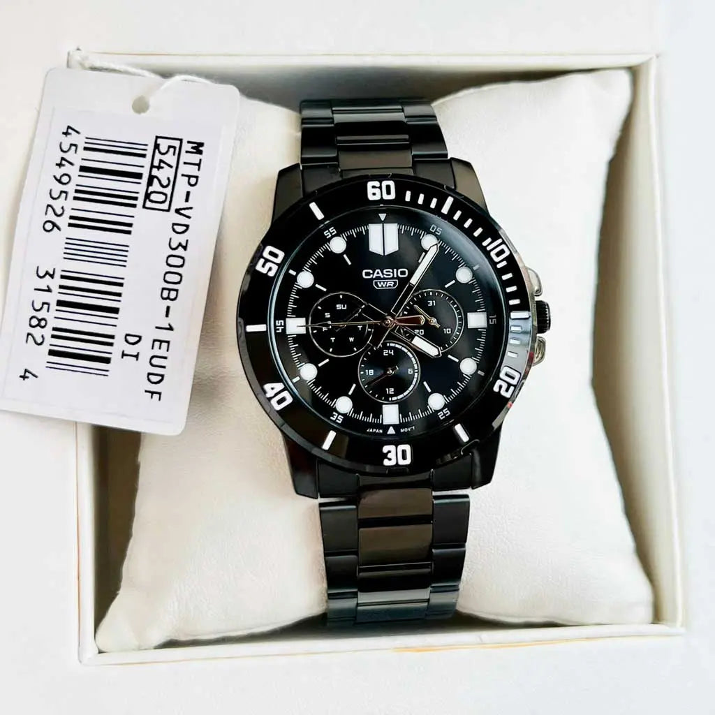 CASIO MTP-VD300B-1E MEN WATCH