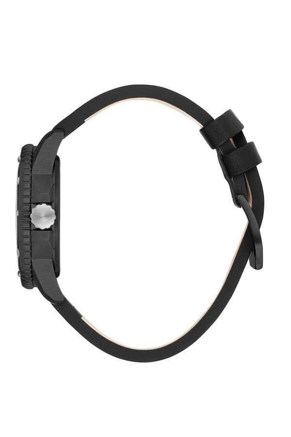 POLO SB.8.10001-5 BLACK LEATHER BAND BLACK DIAL FOR MEN