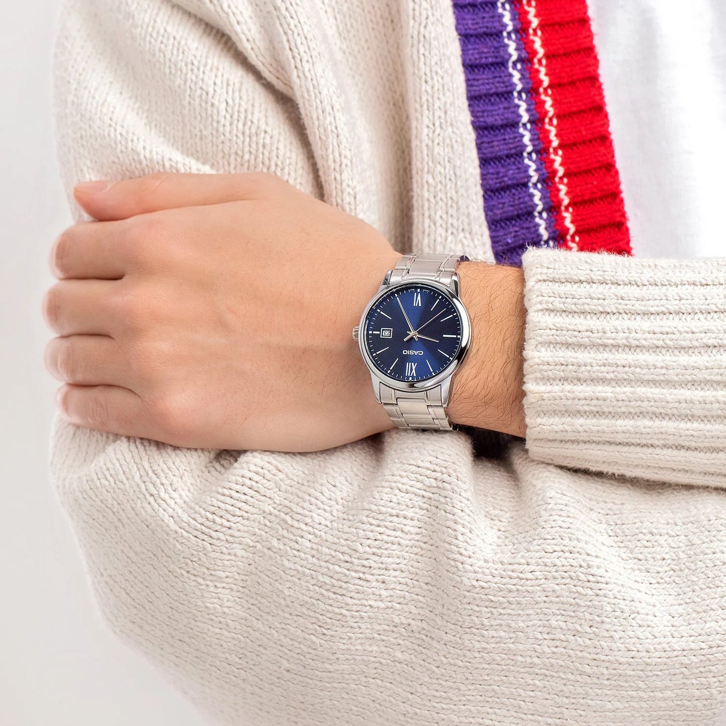 CASIO MTP-V002D-2B3 MEN WATCH