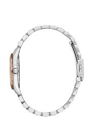 BIGOTTI BG.1.10495-4 SILVER AND ROSE GOLD STEEL BAND SILVER DIAL FOR WOMEN
