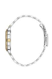 BIGOTTI BG.1.10533-3 SILVER AND GOLD STEEL BAND SILVER DIAL FOR WOMEN