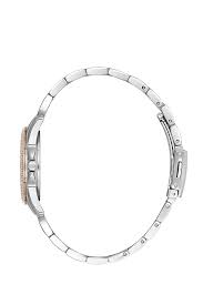 BIGOTTI BG.1.10534-5 SILVER AND ROSE GOLD STEEL BAND SILVER DIAL FOR WOMEN