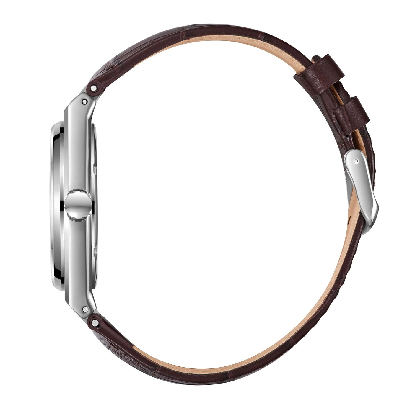 LEE COOPER LC08261.312 BROWN LEATHER BAND GOLDEN DIAL  FOR MEN