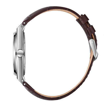 LEE COOPER LC08261.312 BROWN LEATHER BAND GOLDEN DIAL  FOR MEN