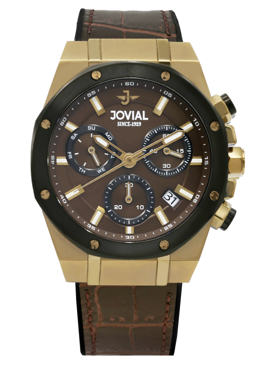 JOVIAL 18514GGRC40E MEN WATCH