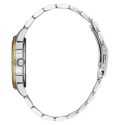 DANIEL KLEIN  DK.1.13501-4 SILVER AND GOLD STEEL BAND SILVER DIAL  FOR WOMEN
