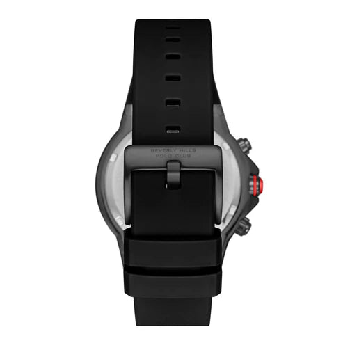 POLO BP3784X.651 BLACK RUBBER BAND BLACK DIAL  FOR MEN