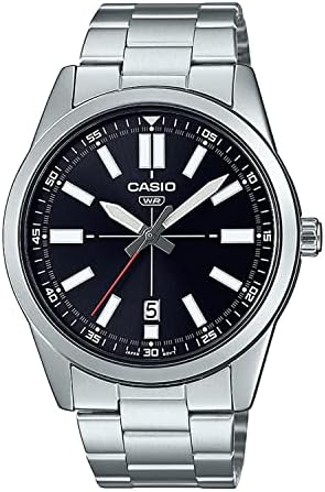 Casio Classic Analog Black Dial MTP-VD02D-1E