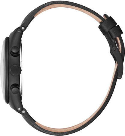 POLO BP3821X.651 BLACK LEATHER BAND BLACK DIAL  FOR MEN