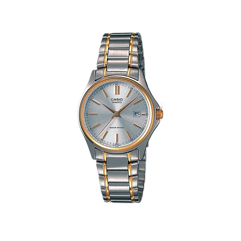 Casio Vintage LTP-1183G-7A Silver/Gold Plated Watch for Women