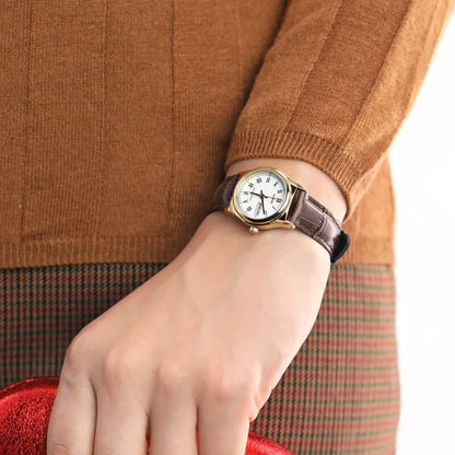 Casio Day Date Quartz Leather Strap Ladies Watch LTP-V006GL-7B