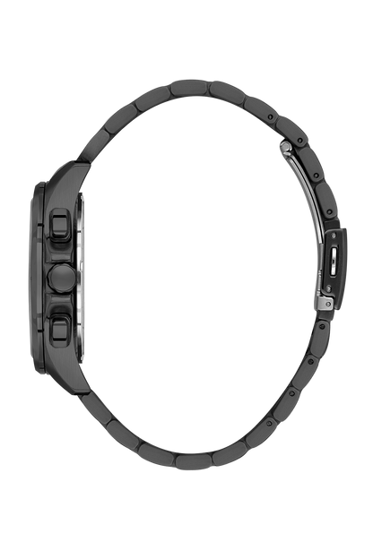 BIGOTTI BG.1.10629-5 BLACK STEEL BAND BLACK DIAL  FOR MEN