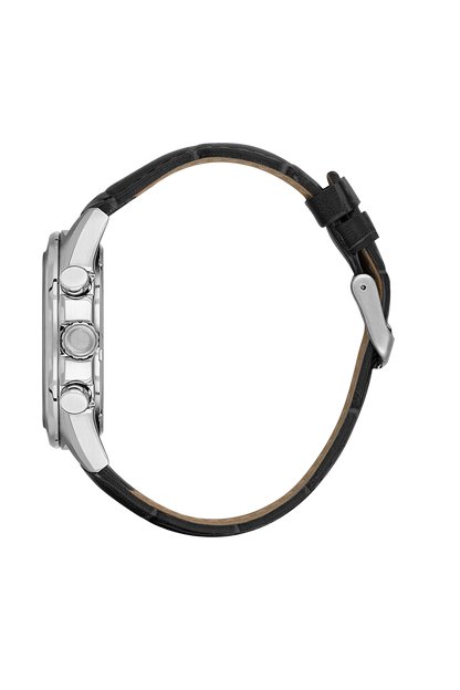 BIGOTTI BG.1.10630-2 BLACK LEATHER BAND BLACK DIAL  FOR MEN