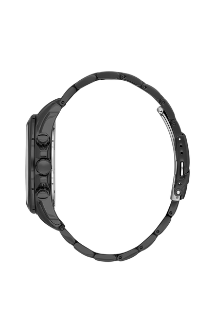 BIGOTTI BG.1.10649-5 BLACK STEEL BAND BLACK DIAL  FOR MEN