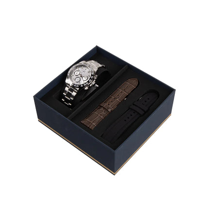 POLO BP3608X.330 SILVER STEEL BAND SILVER DIAL  FOR MEN