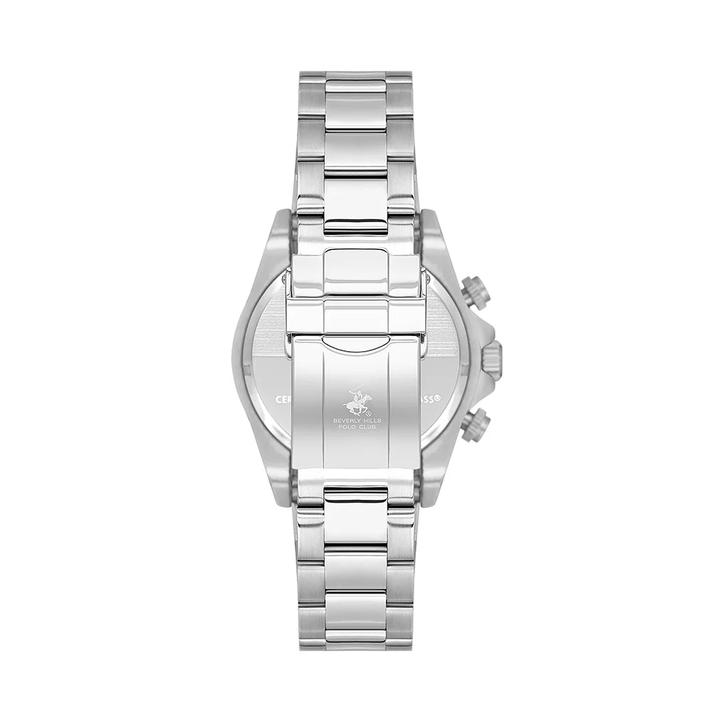 POLO BP3608X.330 SILVER STEEL BAND SILVER DIAL  FOR MEN