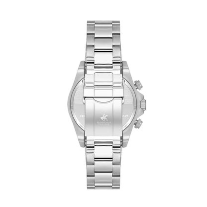 POLO BP3608X.330 SILVER STEEL BAND SILVER DIAL  FOR MEN