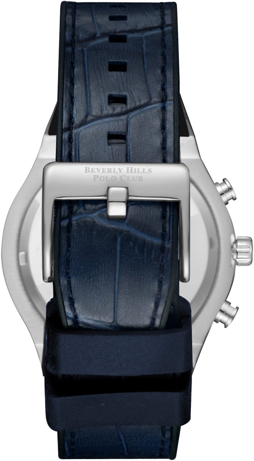 POLO BP3690X.377 NAVY BLUE LEATHER BAND NAVY BLUE DIAL  FOR MEN