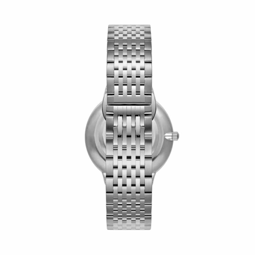 POLO BP3776X.330 SILVER STEEL BAND WHITE DIAL  FOR MEN