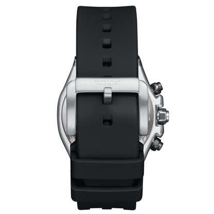 POLO BP3783X.351 BLACK RUBBER BAND BLACK DIAL  FOR MEN