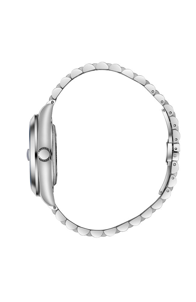 POLO BP3810X.330 SILVER STEEL BAND SILVER DIAL  FOR MEN