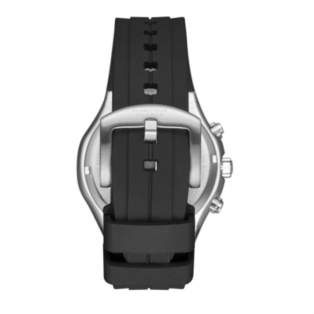 POLO BP3822X.351 BLACK RUBBER BAND BLACK DIAL  FOR MEN