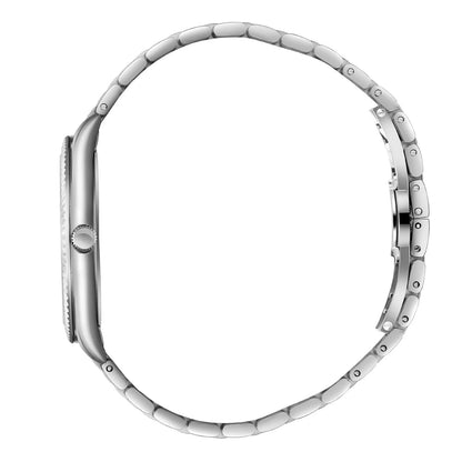 POLO BP3830X.330 SILVER STEEL BAND SILVER DIAL  FOR MEN