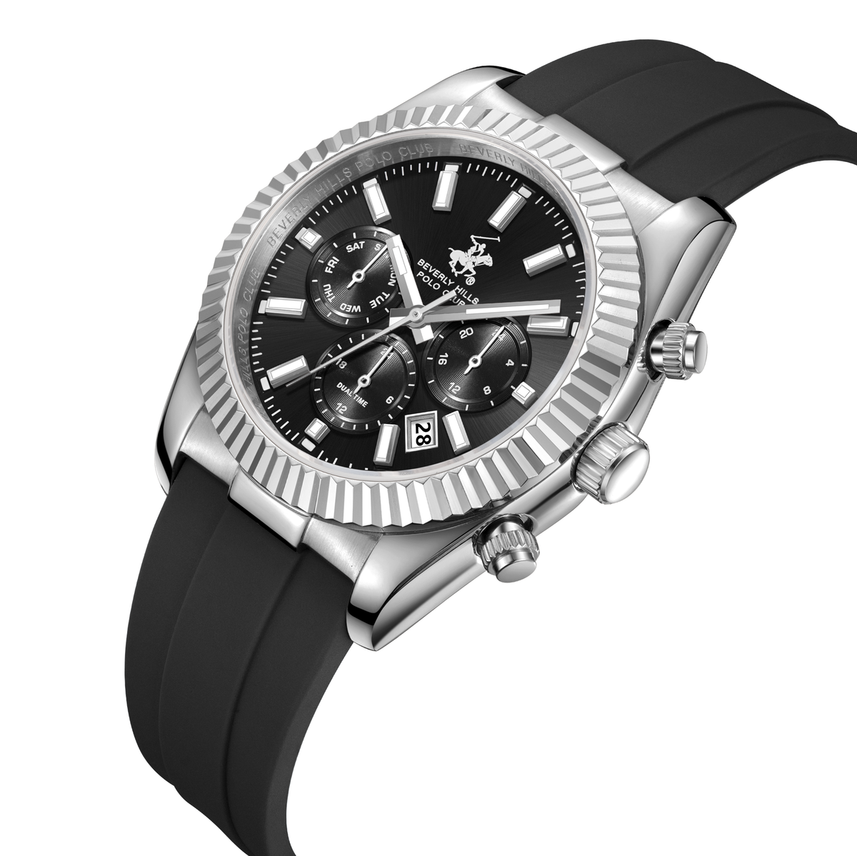 POLO BP3836X.361 SILVER STEEL BAND GREY DIAL  FOR MEN